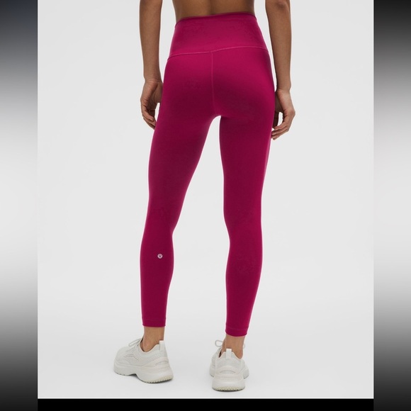 lululemon athletica Wunder Train High-Rise Tight 25" - Pomegranate - Picture 3 of 7